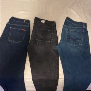 7 For All Mankind Men’s Designer Jeans 34x32
